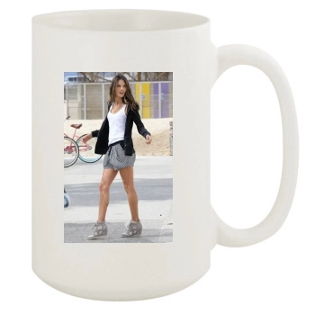 Alessandra Ambrosio 15oz White Mug