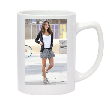 Alessandra Ambrosio 14oz White Statesman Mug