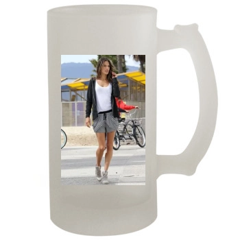 Alessandra Ambrosio 16oz Frosted Beer Stein