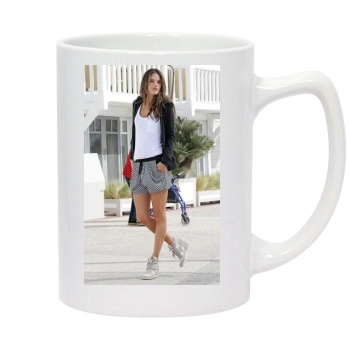 Alessandra Ambrosio 14oz White Statesman Mug