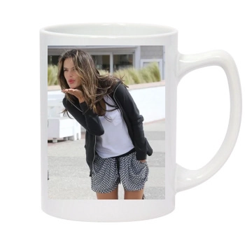 Alessandra Ambrosio 14oz White Statesman Mug