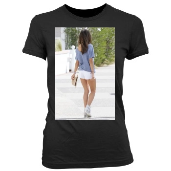 Alessandra Ambrosio Women's Junior Cut Crewneck T-Shirt