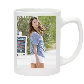 Alessandra Ambrosio 14oz White Statesman Mug