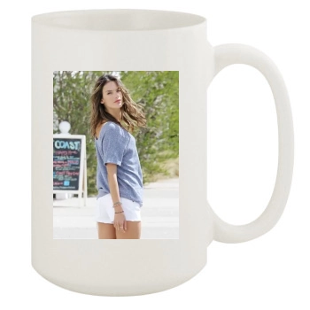 Alessandra Ambrosio 15oz White Mug