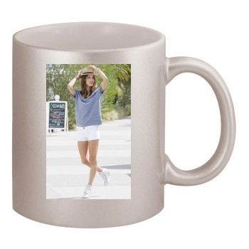 Alessandra Ambrosio 11oz Metallic Silver Mug