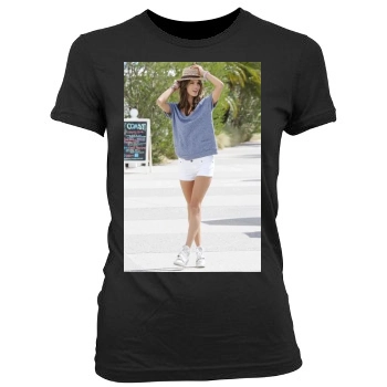 Alessandra Ambrosio Women's Junior Cut Crewneck T-Shirt