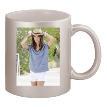 Alessandra Ambrosio 11oz Metallic Silver Mug