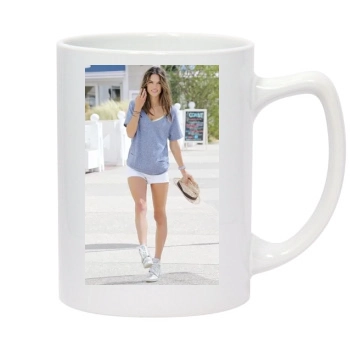 Alessandra Ambrosio 14oz White Statesman Mug