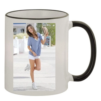 Alessandra Ambrosio 11oz Colored Rim & Handle Mug