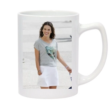 Alessandra Ambrosio 14oz White Statesman Mug