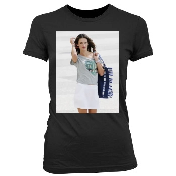 Alessandra Ambrosio Women's Junior Cut Crewneck T-Shirt