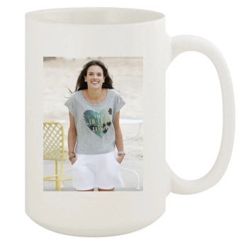 Alessandra Ambrosio 15oz White Mug