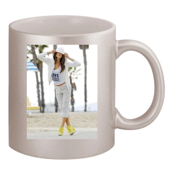 Alessandra Ambrosio 11oz Metallic Silver Mug