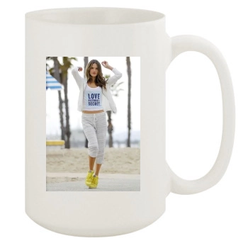 Alessandra Ambrosio 15oz White Mug