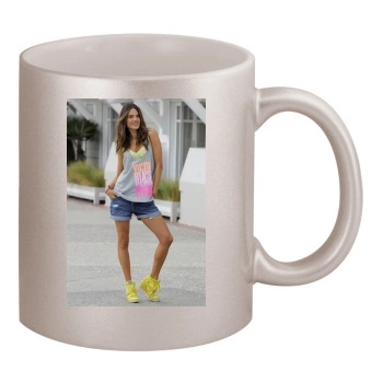 Alessandra Ambrosio 11oz Metallic Silver Mug