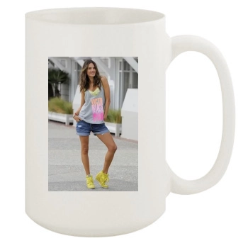 Alessandra Ambrosio 15oz White Mug