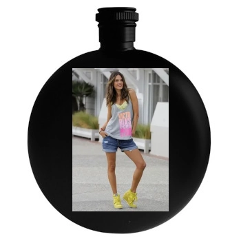 Alessandra Ambrosio Round Flask