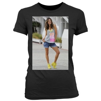 Alessandra Ambrosio Women's Junior Cut Crewneck T-Shirt