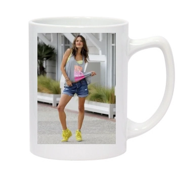 Alessandra Ambrosio 14oz White Statesman Mug