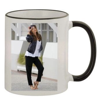 Alessandra Ambrosio 11oz Colored Rim & Handle Mug