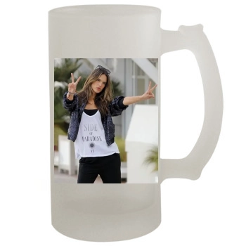 Alessandra Ambrosio 16oz Frosted Beer Stein