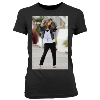 Alessandra Ambrosio Women's Junior Cut Crewneck T-Shirt