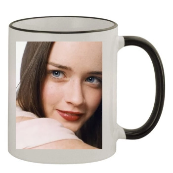 Alexis Bledel 11oz Colored Rim & Handle Mug