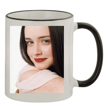 Alexis Bledel 11oz Colored Rim & Handle Mug