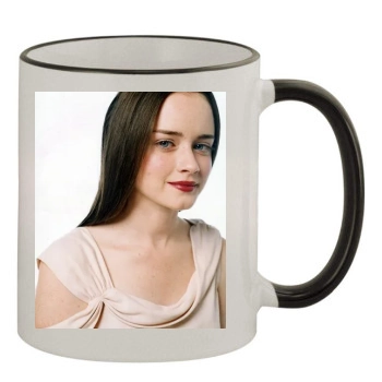 Alexis Bledel 11oz Colored Rim & Handle Mug