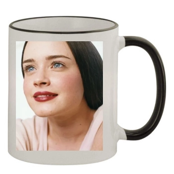 Alexis Bledel 11oz Colored Rim & Handle Mug