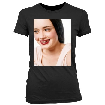 Alexis Bledel Women's Junior Cut Crewneck T-Shirt