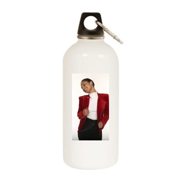 Alicia Keys White Water Bottle With Carabiner