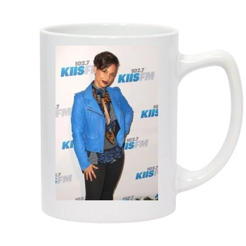 Alicia Keys 14oz White Statesman Mug