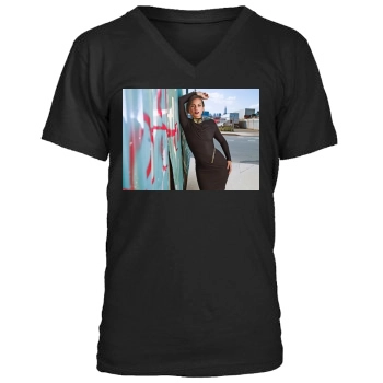 Alicia Keys Men's V-Neck T-Shirt