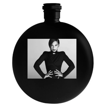 Alicia Keys Round Flask