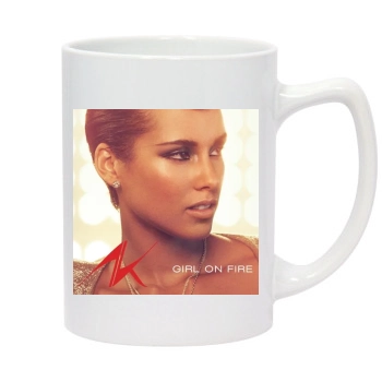 Alicia Keys 14oz White Statesman Mug