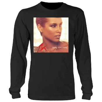 Alicia Keys Men's Heavy Long Sleeve TShirt