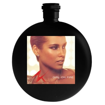 Alicia Keys Round Flask