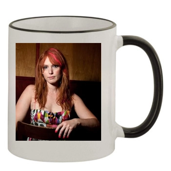 Alicia Witt 11oz Colored Rim & Handle Mug