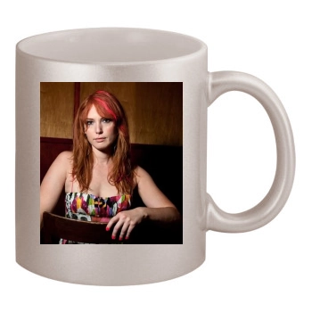 Alicia Witt 11oz Metallic Silver Mug