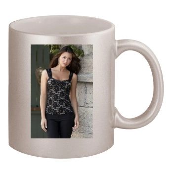 Alina Vacariu 11oz Metallic Silver Mug