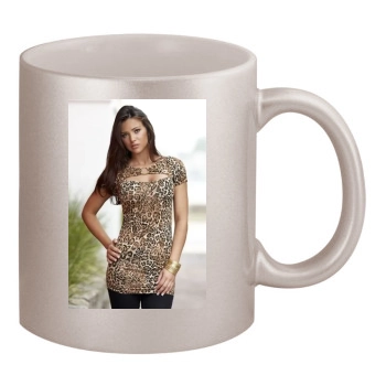 Alina Vacariu 11oz Metallic Silver Mug