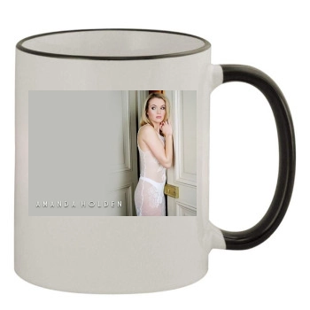 Amanda Holden 11oz Colored Rim & Handle Mug