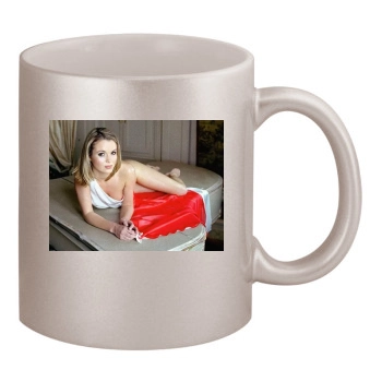 Amanda Holden 11oz Metallic Silver Mug