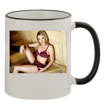 Amanda Holden 11oz Colored Rim & Handle Mug