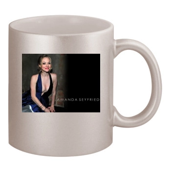 Amanda Seyfried 11oz Metallic Silver Mug