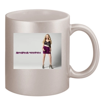 Amanda Seyfried 11oz Metallic Silver Mug