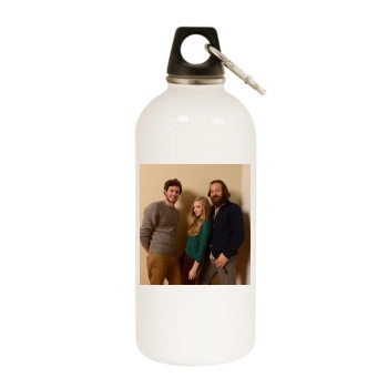 Amanda Seyfried White Water Bottle With Carabiner