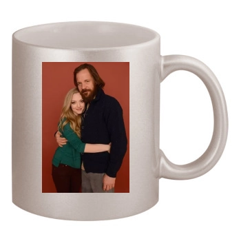 Amanda Seyfried 11oz Metallic Silver Mug