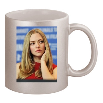 Amanda Seyfried 11oz Metallic Silver Mug